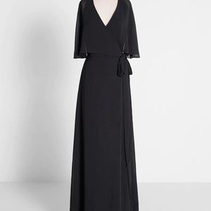 BNWOT Modcloth "Queen of Eden" 70s-inpired chiffon wrap dress